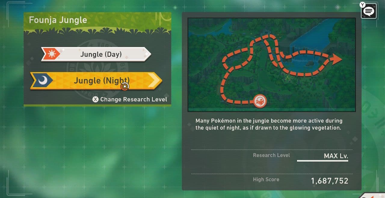 Map of Jungle (Night)