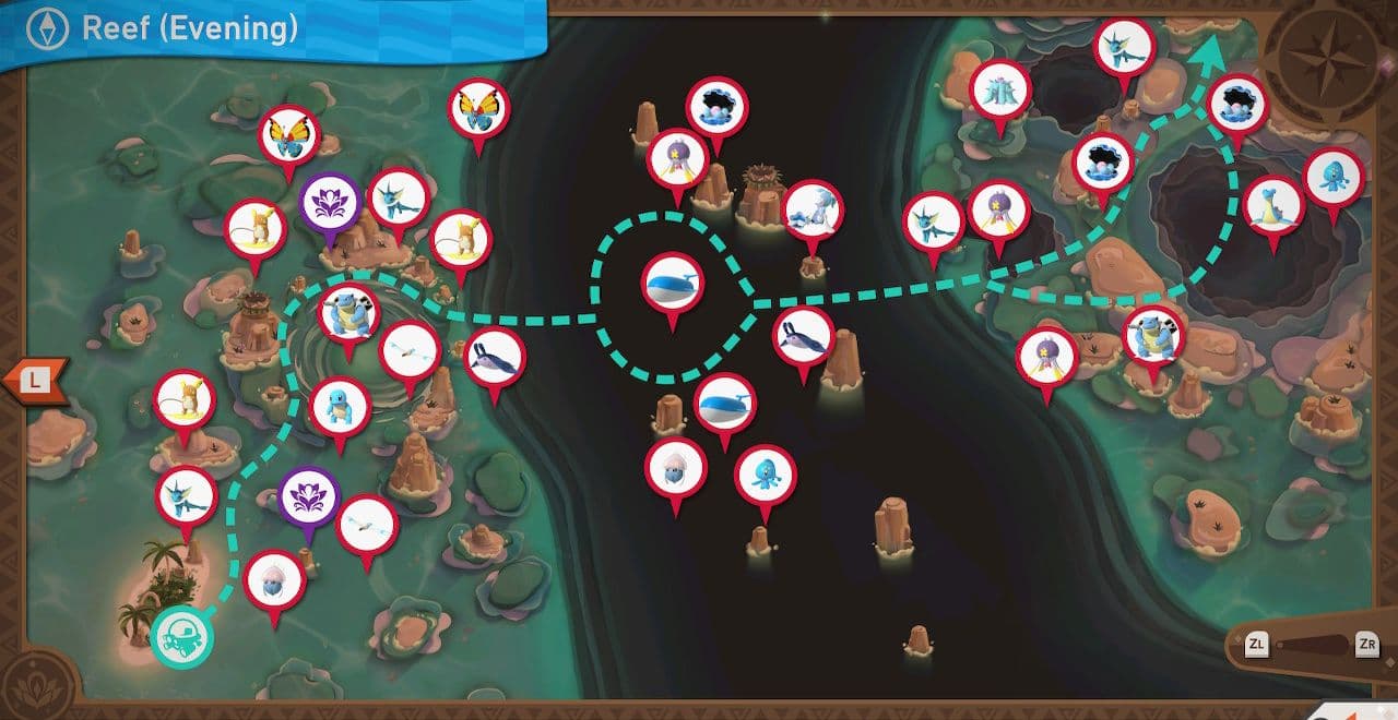 Map of Reef (Evening)