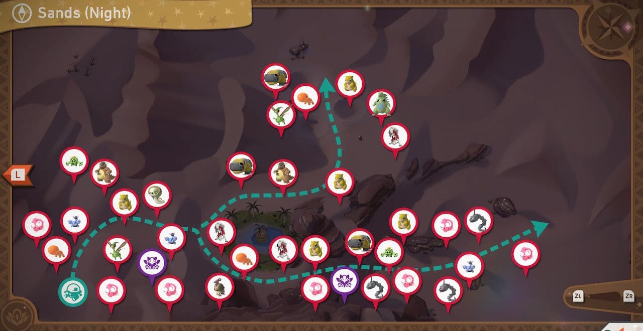 Map of Sands (Night)